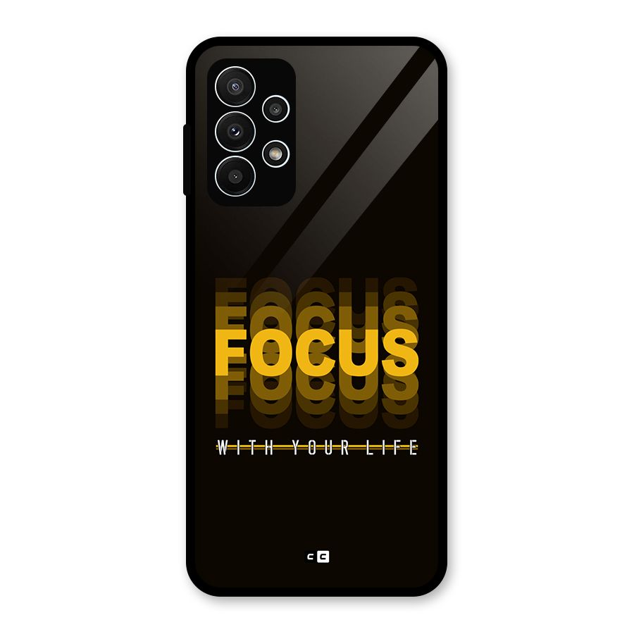 Focus Life Glass Back Case for Galaxy A23