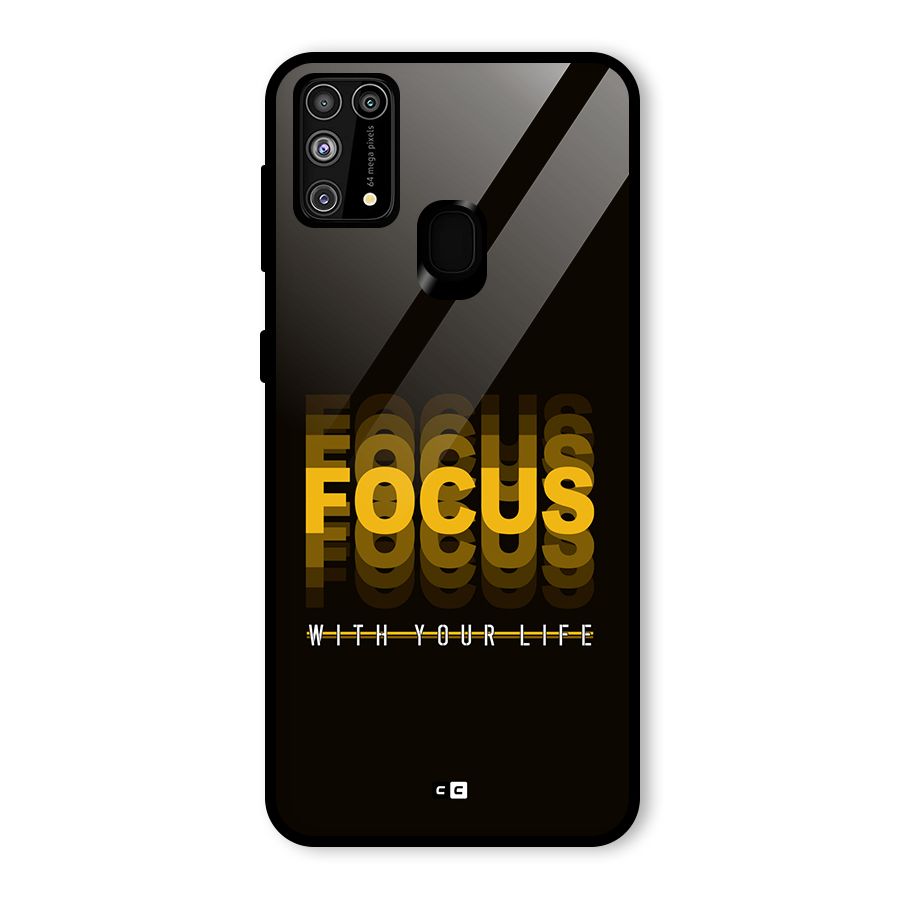 Focus Life Glass Back Case for Galaxy F41