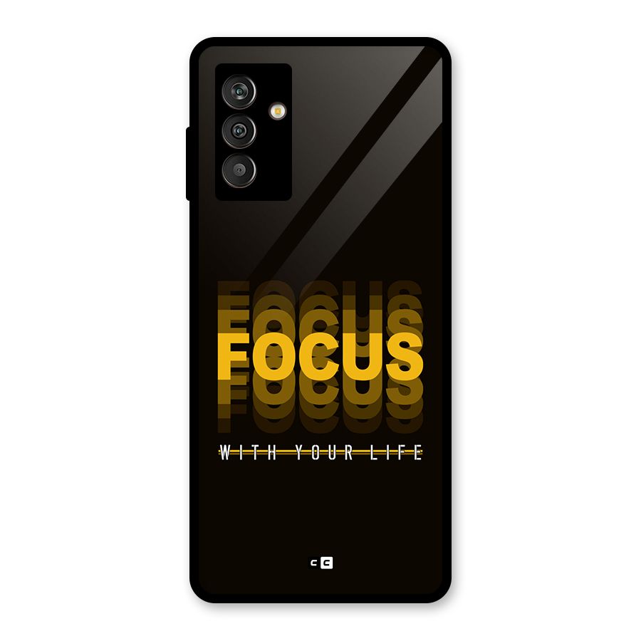 Focus Life Glass Back Case for Galaxy M13