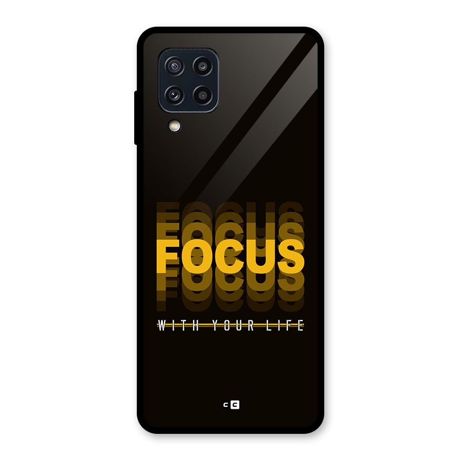 Focus Life Glass Back Case for Galaxy M32