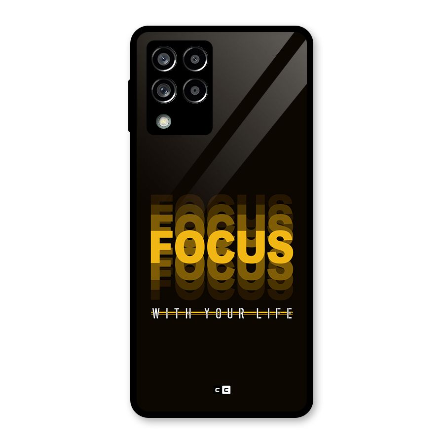 Focus Life Glass Back Case for Galaxy M53 5G