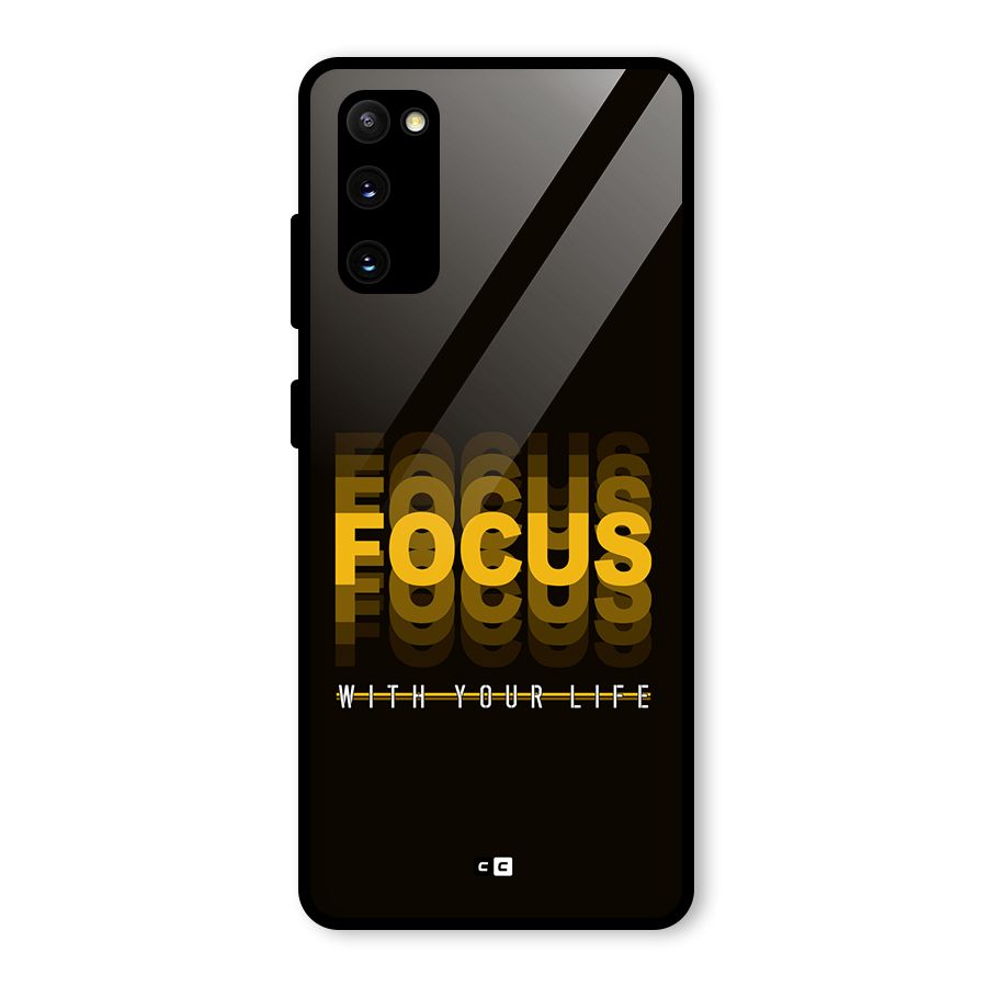 Focus Life Glass Back Case for Galaxy S20 FE 5G