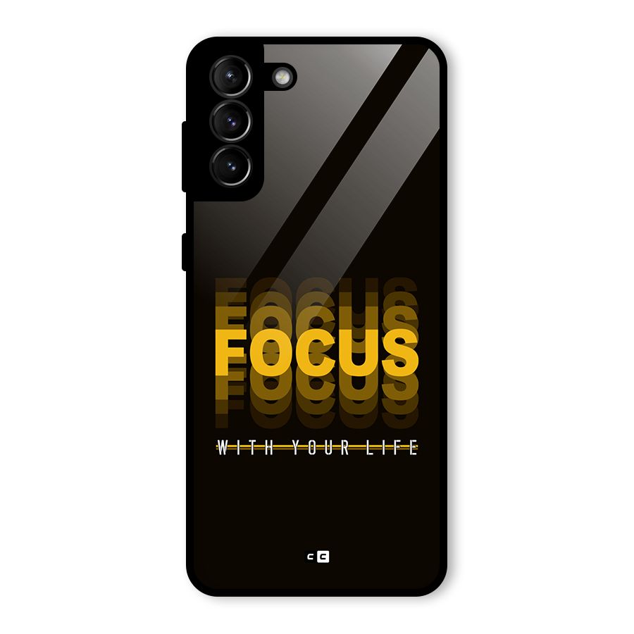 Focus Life Glass Back Case for Galaxy S21 Plus