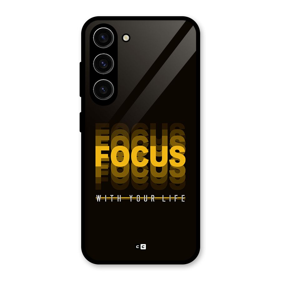 Focus Life Glass Back Case for Galaxy S23