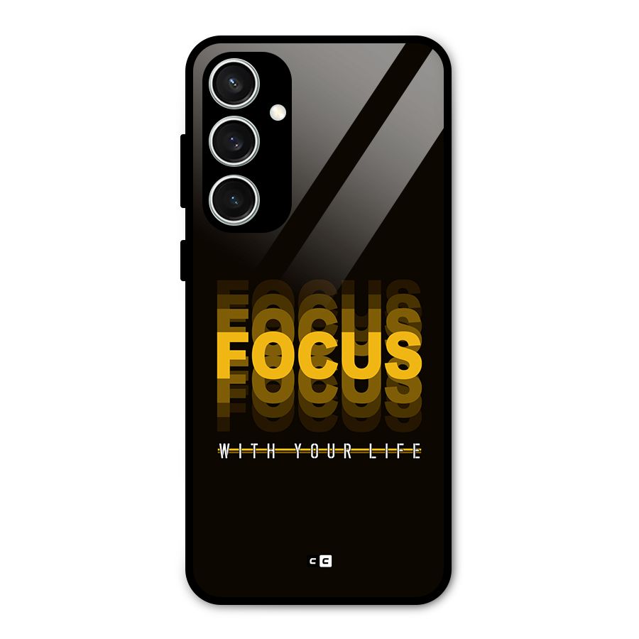 Focus Life Glass Back Case for Galaxy S23 FE