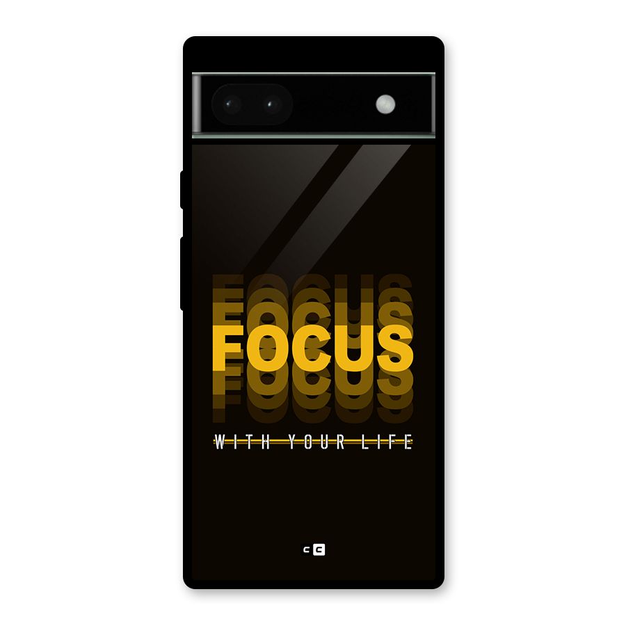 Focus Life Glass Back Case for Google Pixel 6a