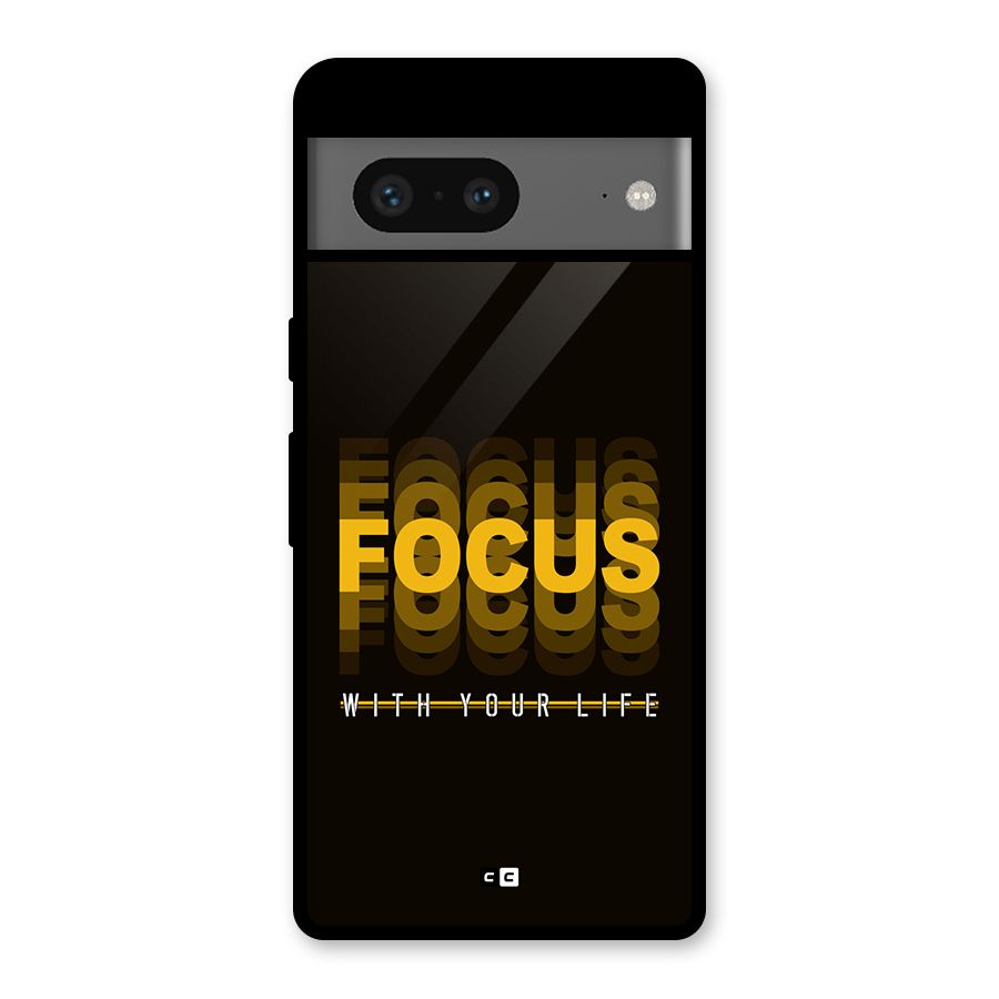 Focus Life Glass Back Case for Google Pixel 7