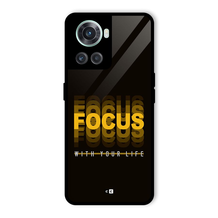 Focus Life Glass Back Case for OnePlus 10R