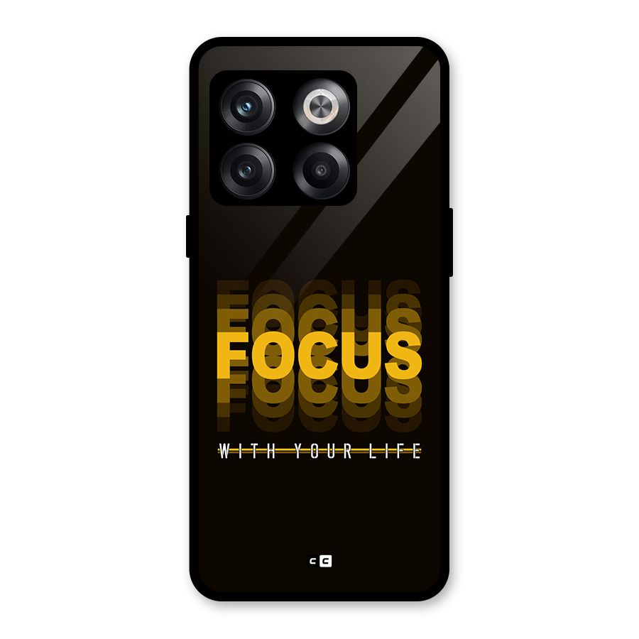 Focus Life Glass Back Case for OnePlus 10T