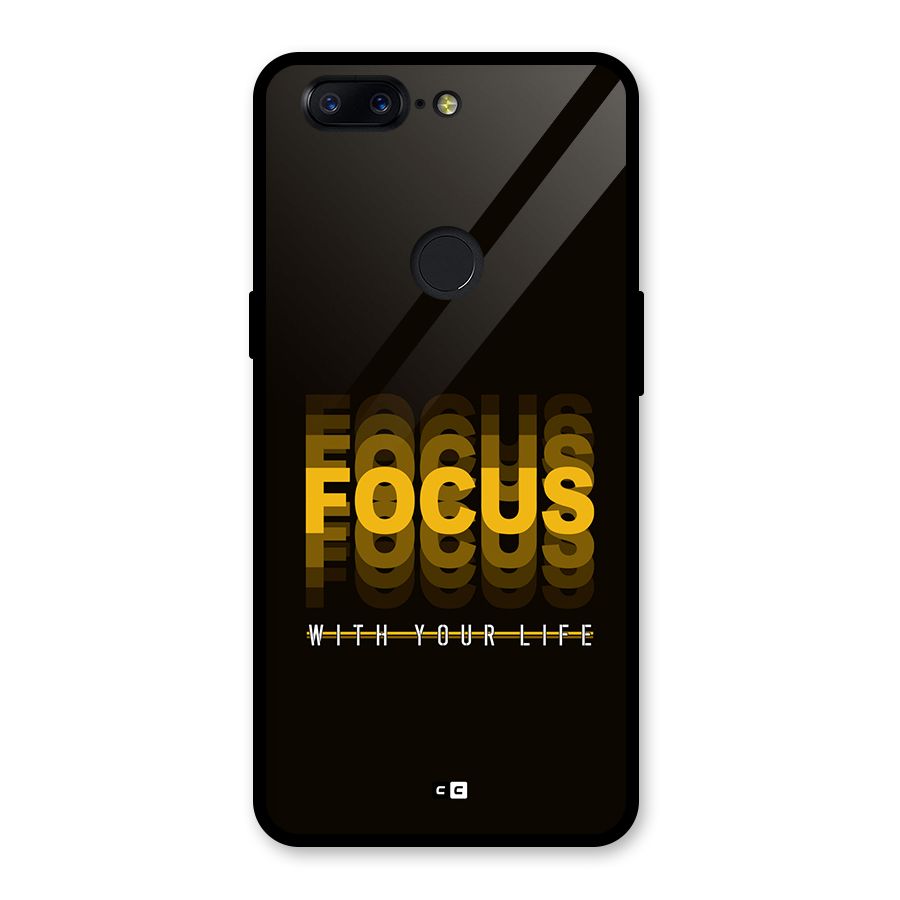 Focus Life Glass Back Case for OnePlus 5T