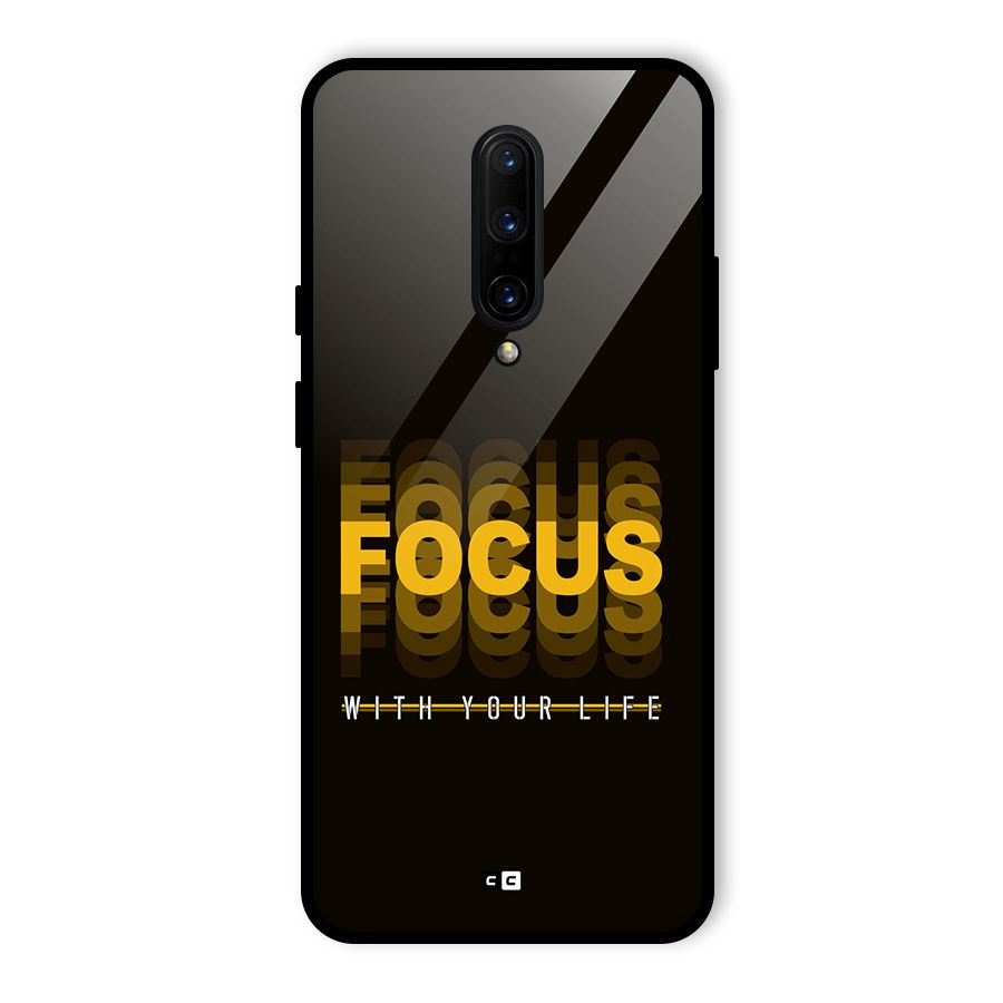 Focus Life Glass Back Case for OnePlus 7 Pro