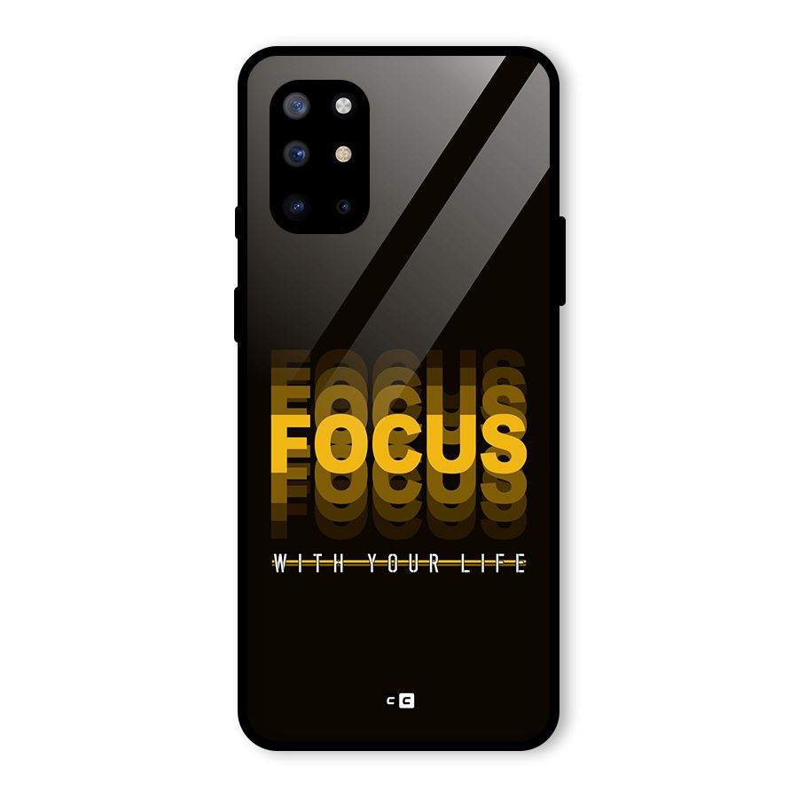 Focus Life Glass Back Case for OnePlus 8T