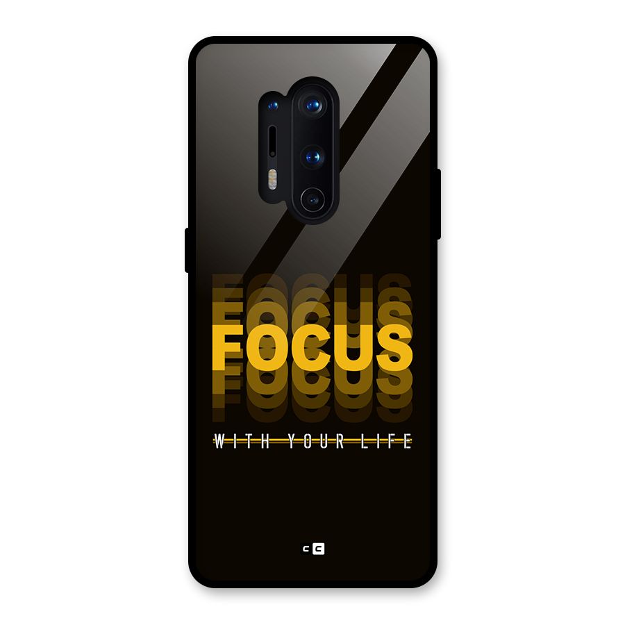 Focus Life Glass Back Case for OnePlus 8 Pro