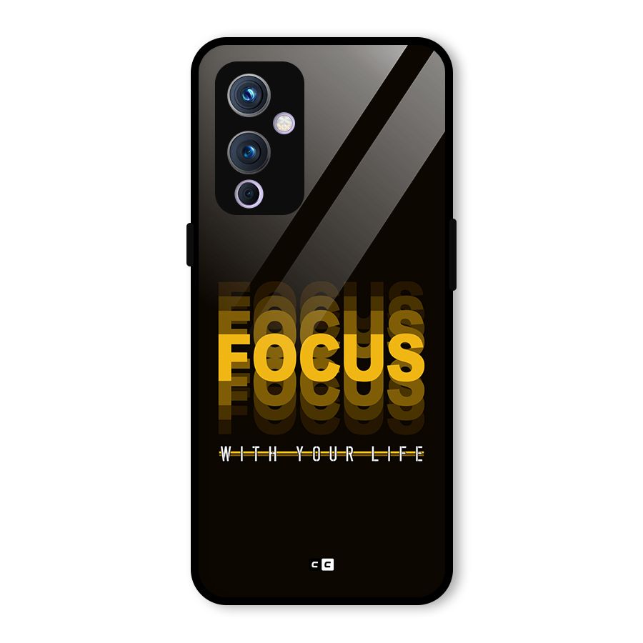 Focus Life Glass Back Case for OnePlus 9