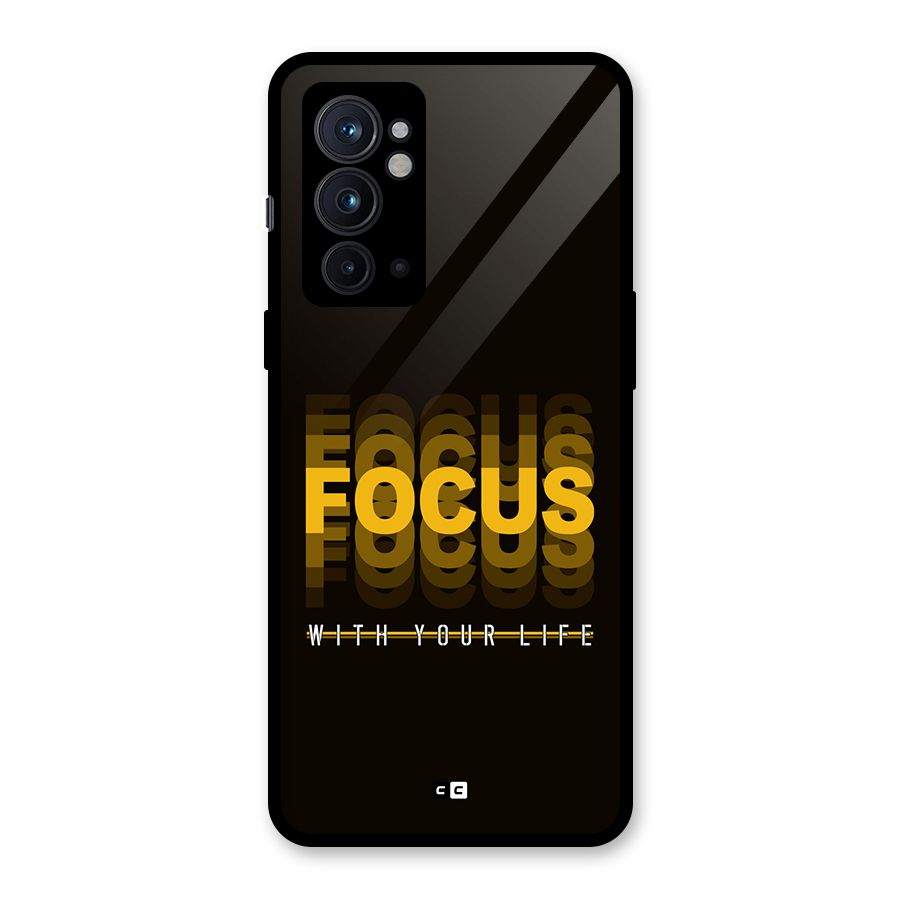 Focus Life Glass Back Case for OnePlus 9RT 5G