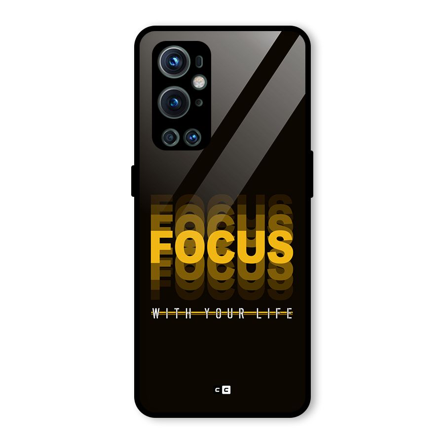 Focus Life Glass Back Case for OnePlus 9 Pro