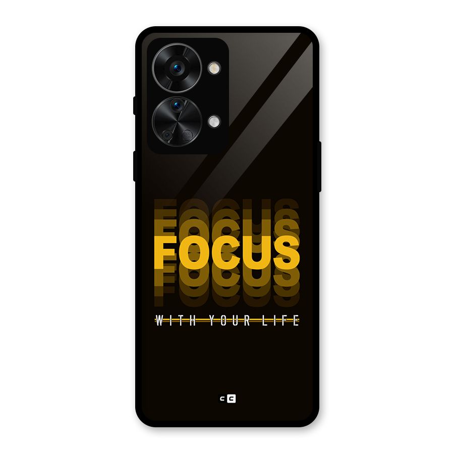 Focus Life Glass Back Case for OnePlus Nord 2T