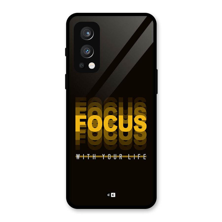Focus Life Glass Back Case for OnePlus Nord 2 5G