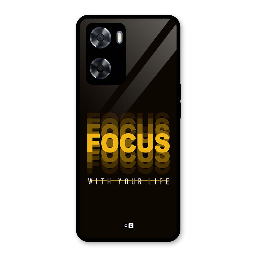 Focus Life Glass Back Case for OnePlus Nord N20 SE