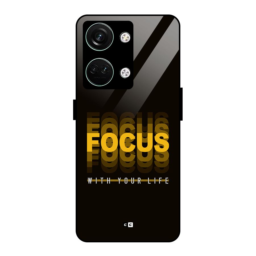 Focus Life Glass Back Case for Oneplus Nord 3
