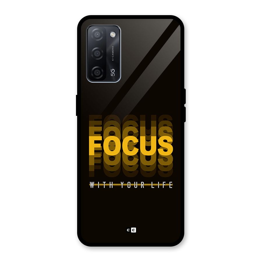 Focus Life Glass Back Case for Oppo A53s 5G