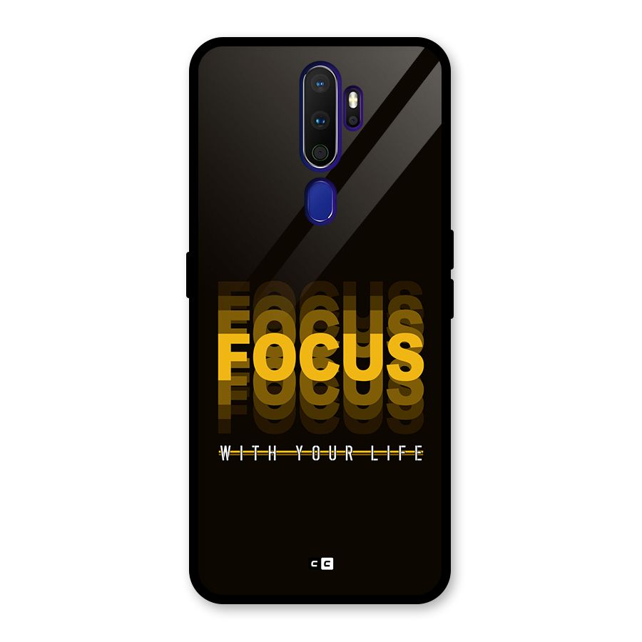 Focus Life Glass Back Case for Oppo A9 (2020)