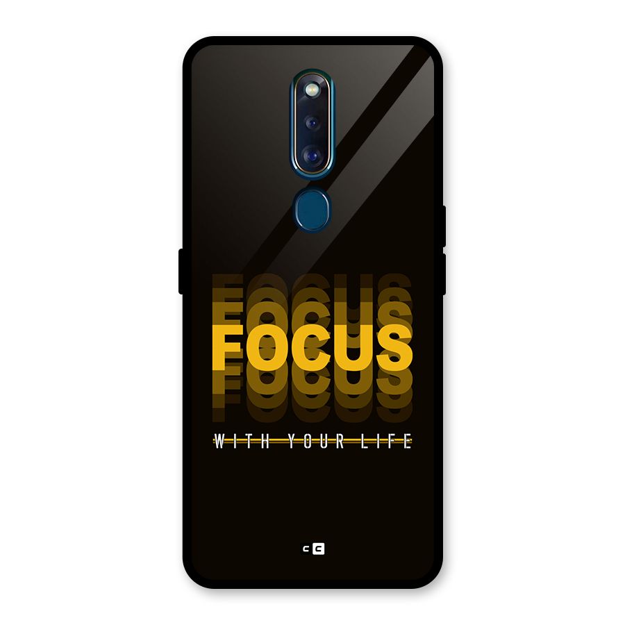 Focus Life Glass Back Case for Oppo F11 Pro