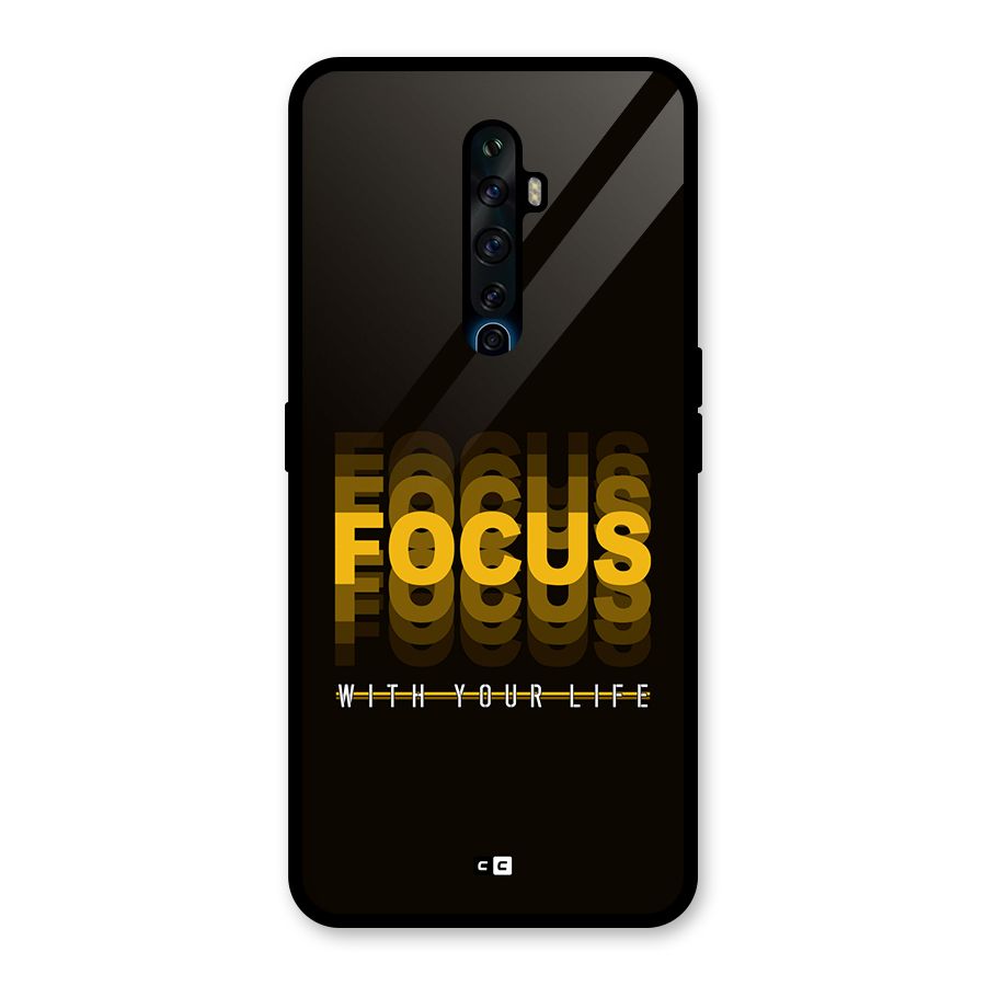 Focus Life Glass Back Case for Oppo Reno2 Z