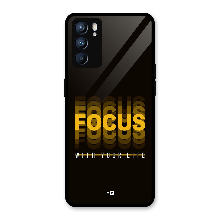 Focus Life Glass Back Case for Oppo Reno6 5G