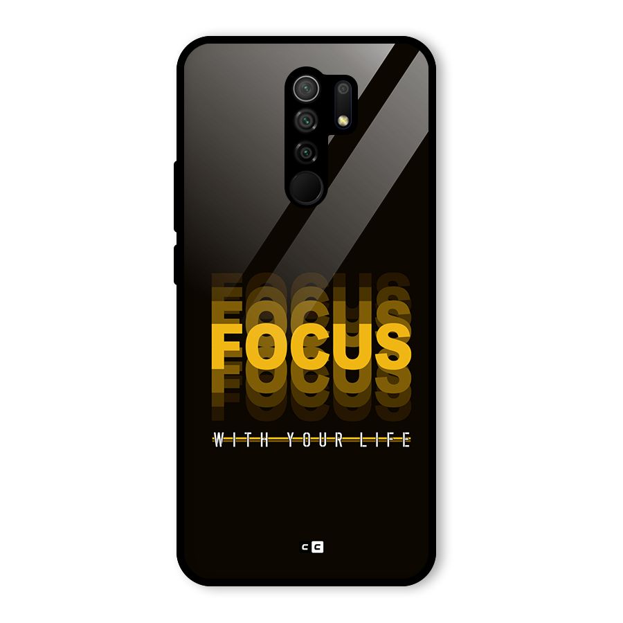 Focus Life Glass Back Case for Poco M2
