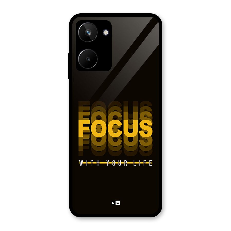 Focus Life Glass Back Case for Realme 10
