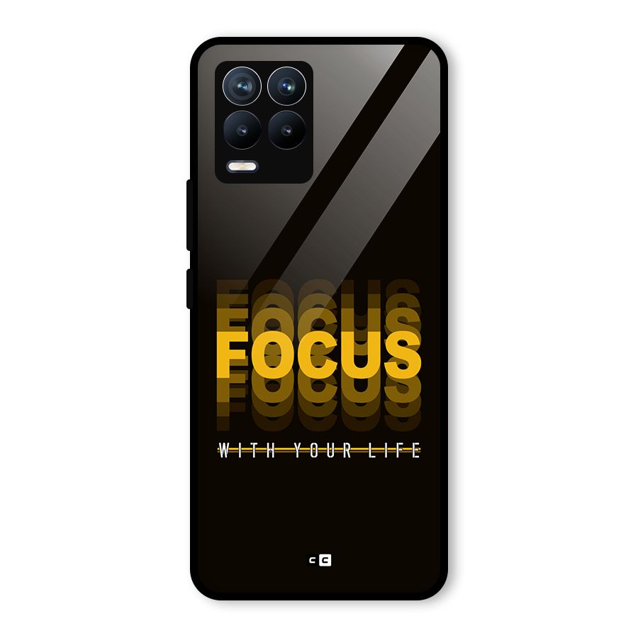 Focus Life Glass Back Case for Realme 8