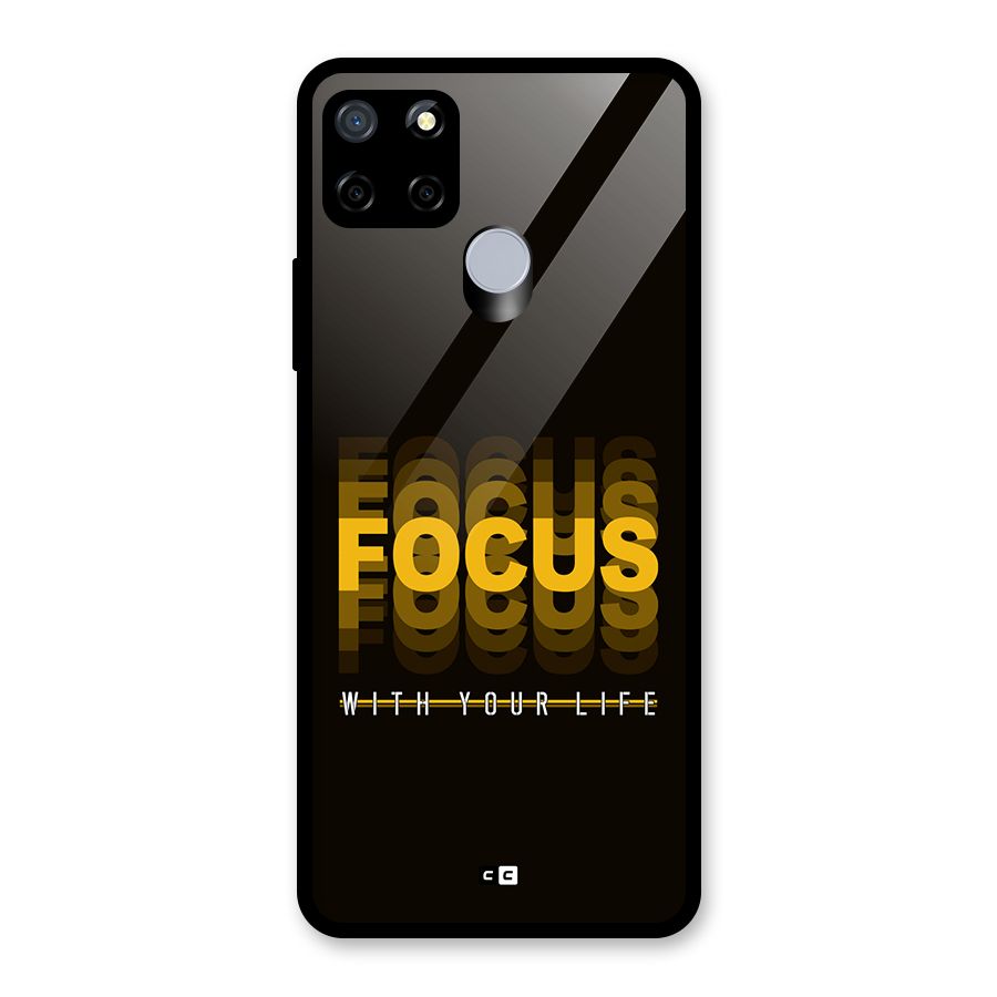 Focus Life Glass Back Case for Realme C12