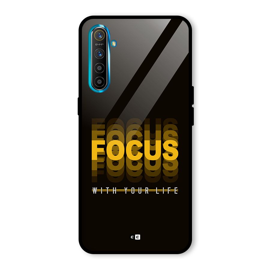 Focus Life Glass Back Case for Realme X2