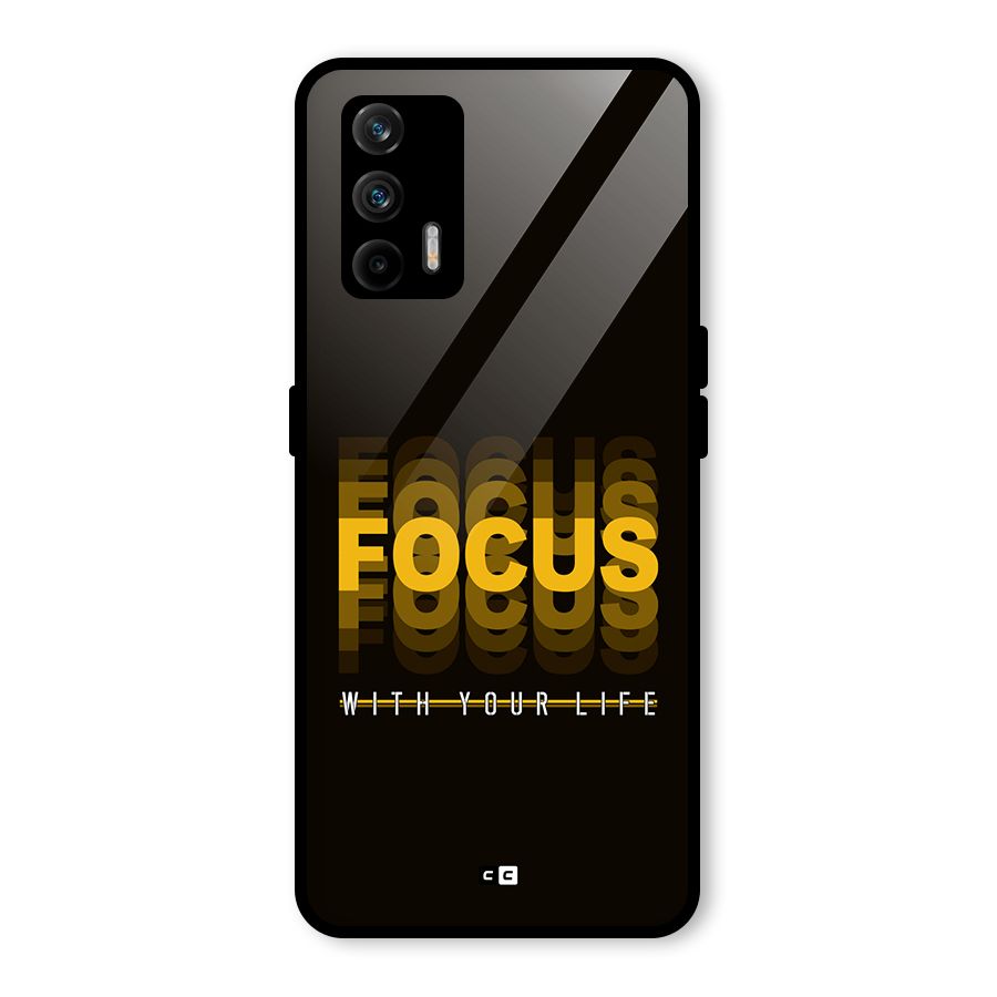 Focus Life Glass Back Case for Realme X7 Max