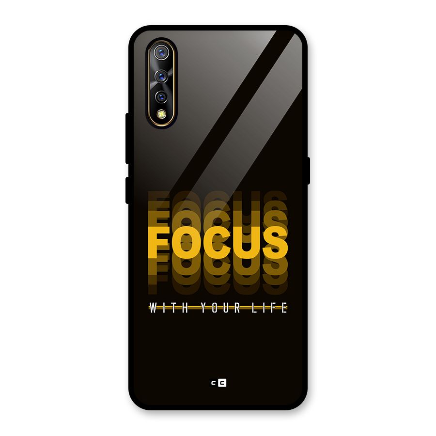 Focus Life Glass Back Case for Vivo S1