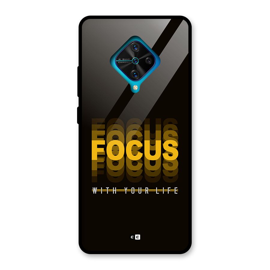Focus Life Glass Back Case for Vivo S1 Pro