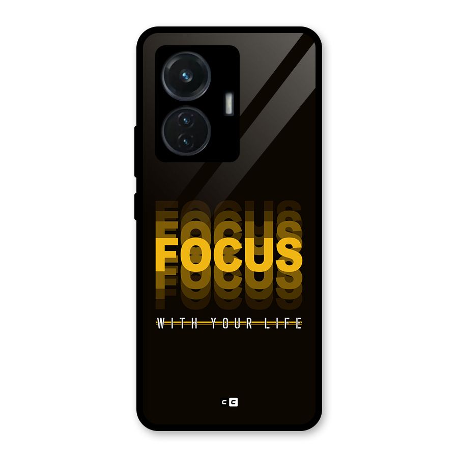 Focus Life Glass Back Case for Vivo T1 44W