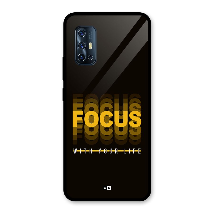 Focus Life Glass Back Case for Vivo V17