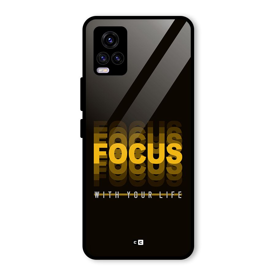 Focus Life Glass Back Case for Vivo V20