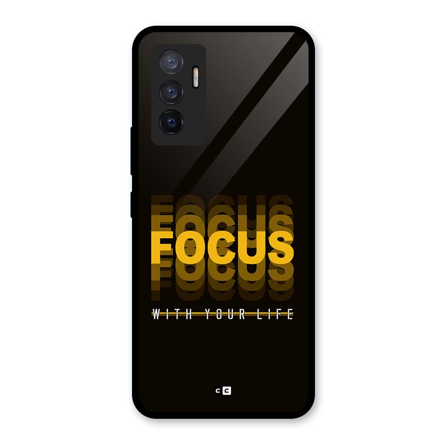 Focus Life Glass Back Case for Vivo V23e