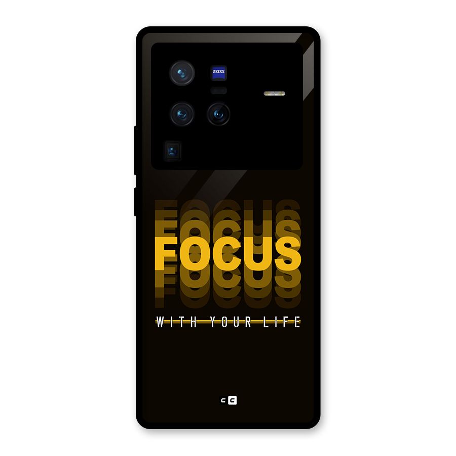 Focus Life Glass Back Case for Vivo X80 Pro