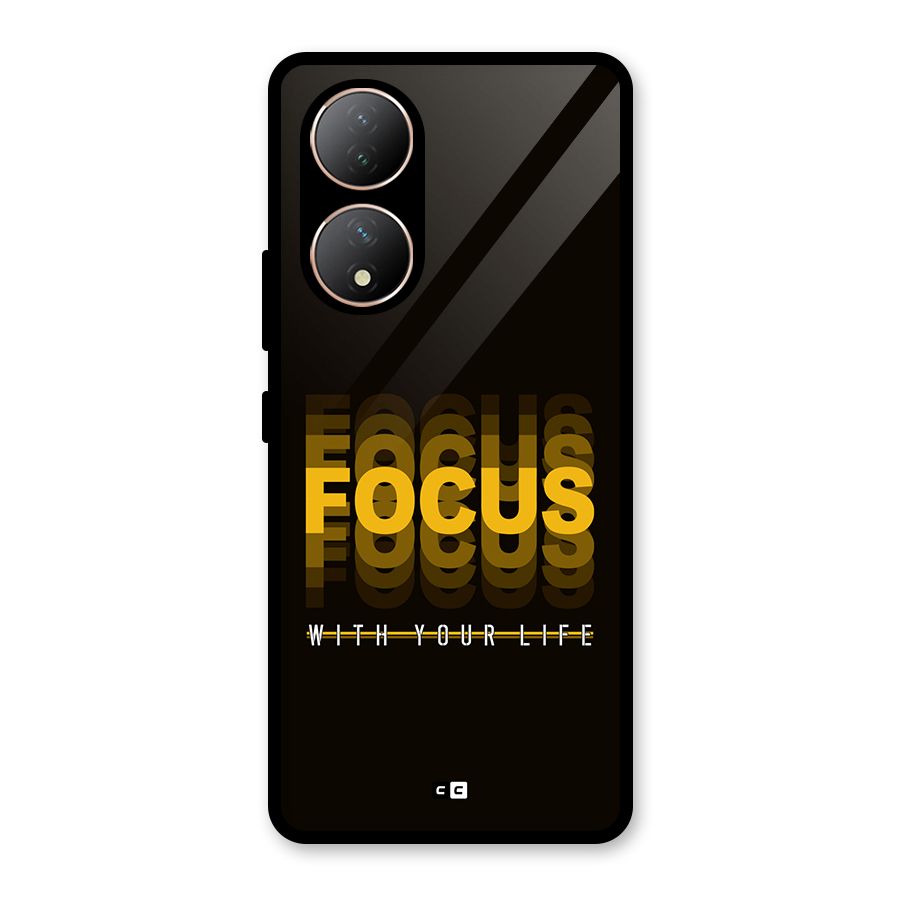 Focus Life Glass Back Case for Vivo Y100