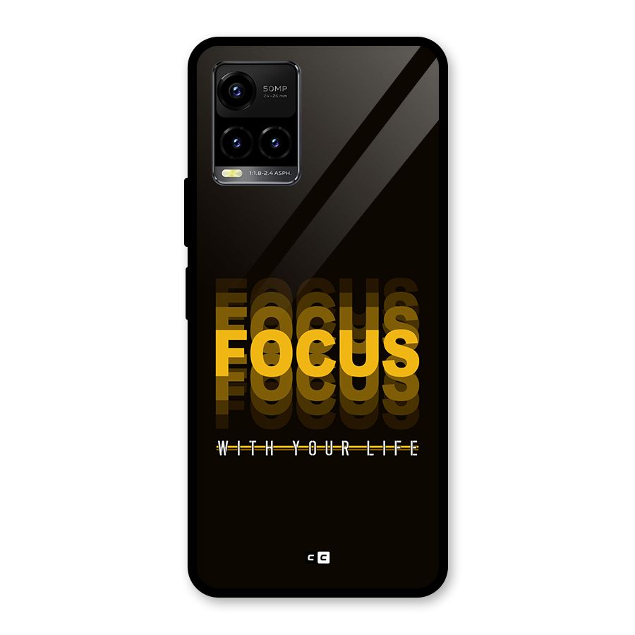 Focus Life Glass Back Case for Vivo Y21G