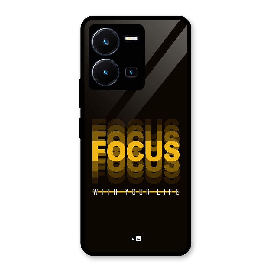 Focus Life Glass Back Case for Vivo Y35
