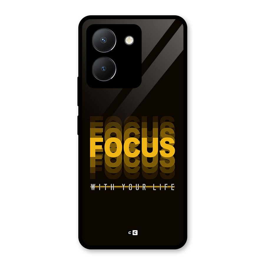 Focus Life Glass Back Case for Vivo Y36