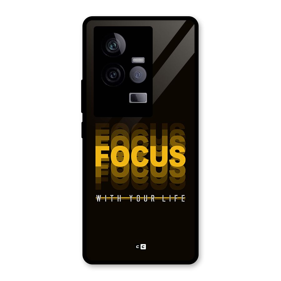 Focus Life Glass Back Case for Vivo iQOO 11 5G
