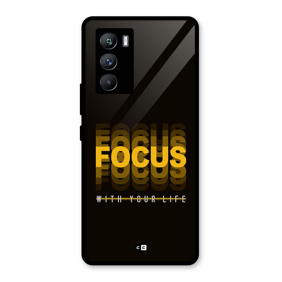 Focus Life Glass Back Case for Vivo iQOO 9 SE