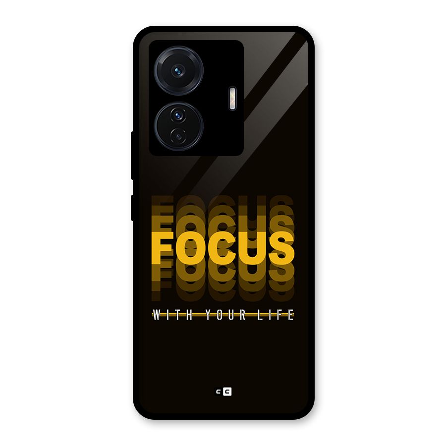 Focus Life Glass Back Case for Vivo iQOO Z6 Pro
