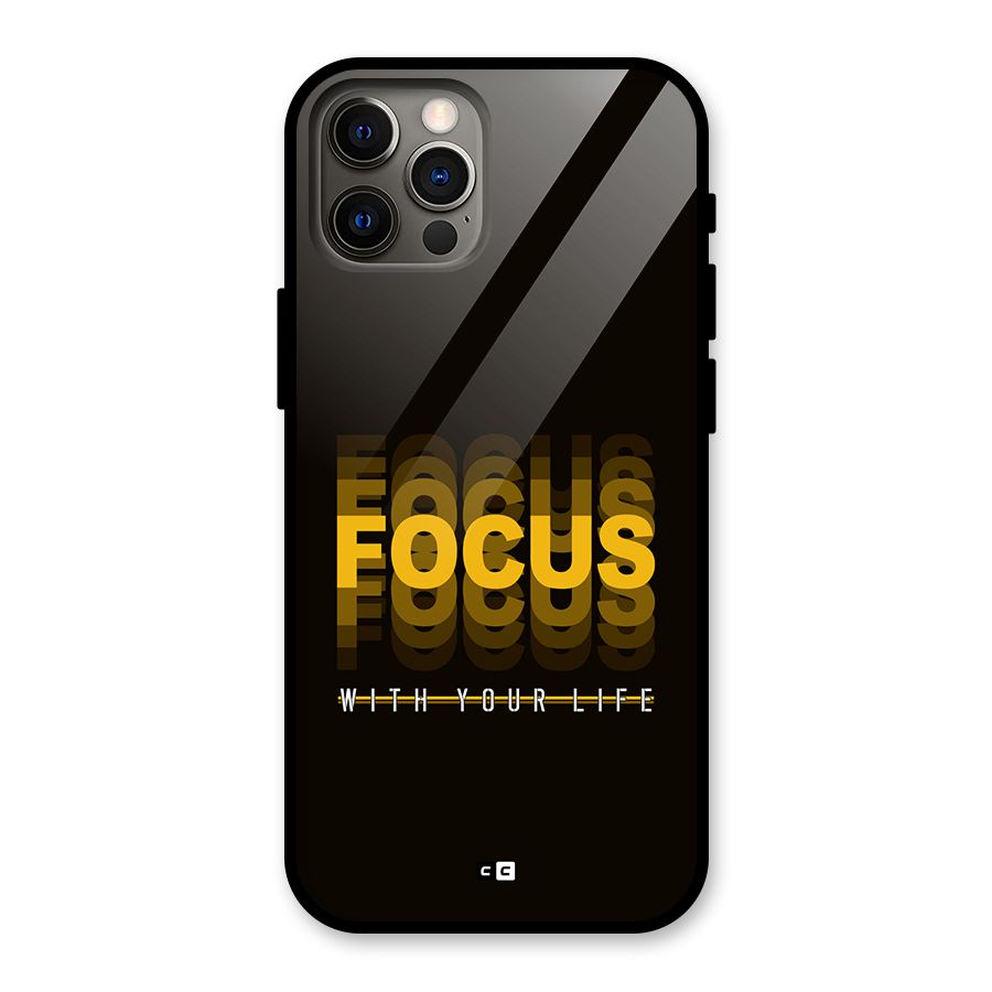 Focus Life Glass Back Case for iPhone 12 Pro